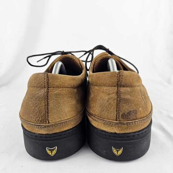 Michael Toschi Balboa Brown Leather Shoes Made In Italy Size 11 Superfeet Insole - Picture 6 of 9